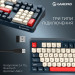 GamePro Клавіатура бездротова GamePro Asgard Drakkar Keychron Super Red Switch Blue (MK305BL)