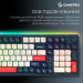 GamePro Клавіатура бездротова GamePro Asgard Drakkar Keychron Super Red Switch Blue (MK305BL)