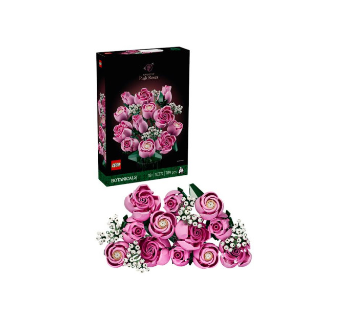 LEGO Конструктор LEGO Botanicals Букет рожевих троянд (10374)
