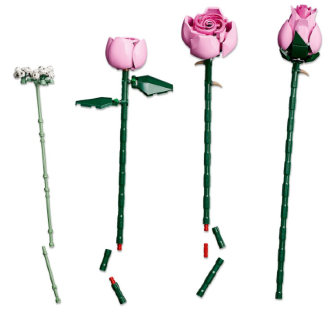 LEGO Конструктор LEGO Botanicals Букет рожевих троянд (10374)