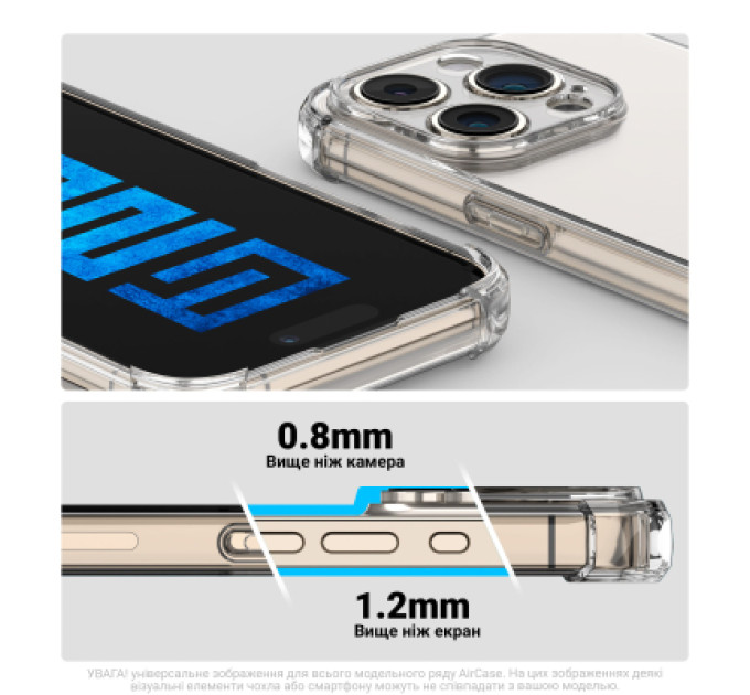 Armorstandart Чохол до мобільного телефона Armorstandart Air Force Samsung A37 5G Camera cover Clear (ARM89671)