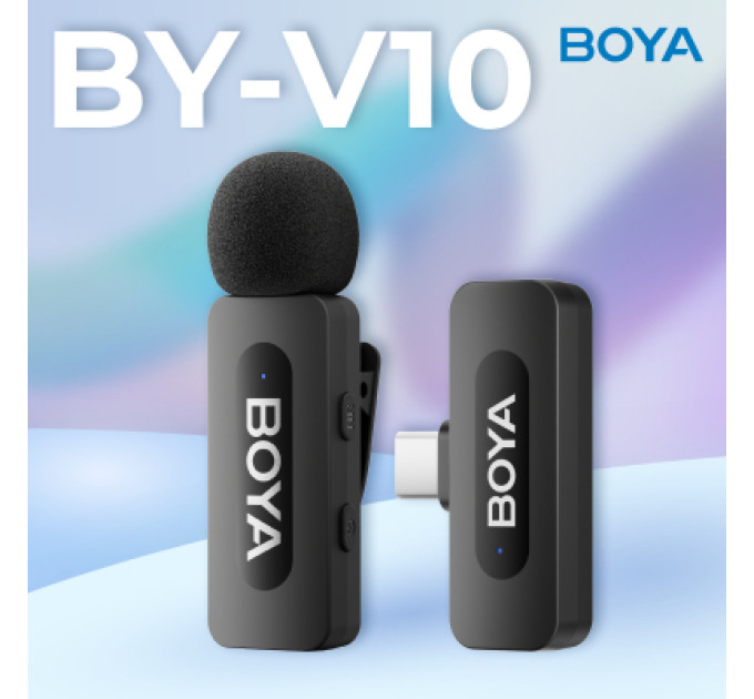 Boya Мікрофон Boya BY-V10 Type-C Black (BY-V10)