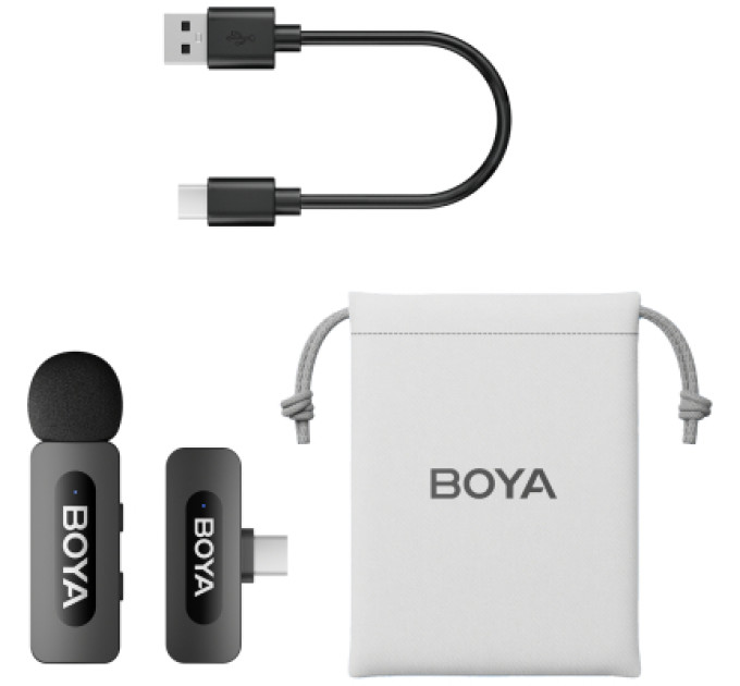 Boya Мікрофон Boya BY-V10 Type-C Black (BY-V10)