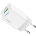 ColorWay Зарядний пристрій ColorWay USB-C PD20W + 1xUSB QC4.0 white (CW-CHS062PD-WT)