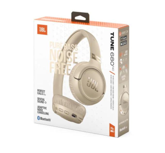 JBL Навушники JBL Tune 680 NC Beige (JBLT680NCBEG)
