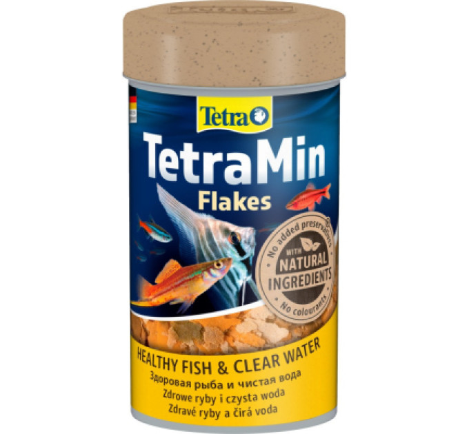 Tetra Корм для риб Tetra Min Flakes для тропічних акваріумних рибок в пластівцях 100 мл (4004218813045)