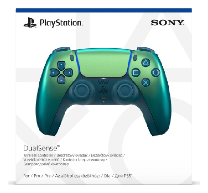 Sony Playstation Геймпад Sony Playstation DualSense Bluetooth PS5 Chrome Teal (1000050603)