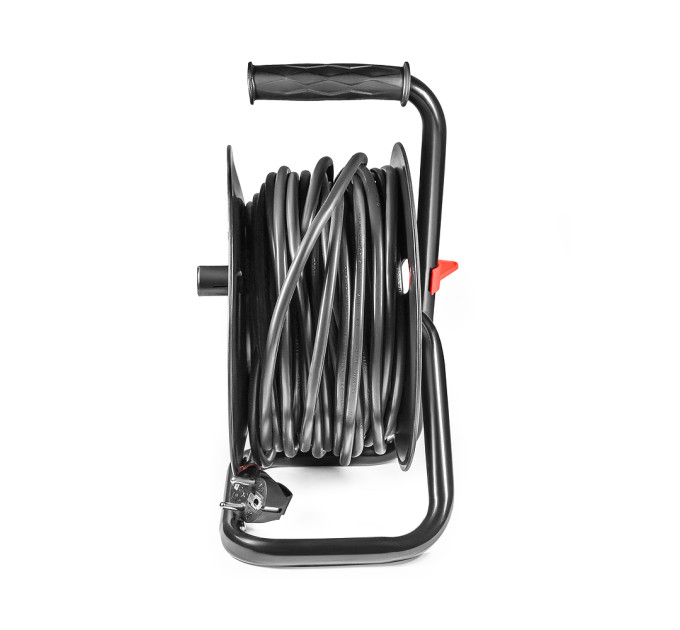 Stark Подовжувач на котушці Stark CRP 1525-P (242000001) 4 розетки, 25 м, чорний