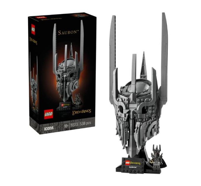 LEGO Конструктор LEGO Icons Володар перснів: шолом Саурона (11373)
