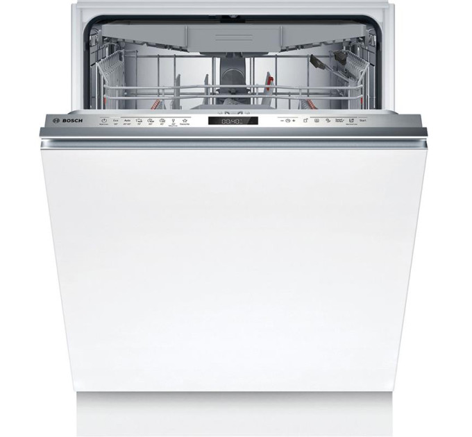 BOSCH HA Посудомийна машина Bosch вбудована, 14компл., A, 60см, дисплей, 3й кошик, білий