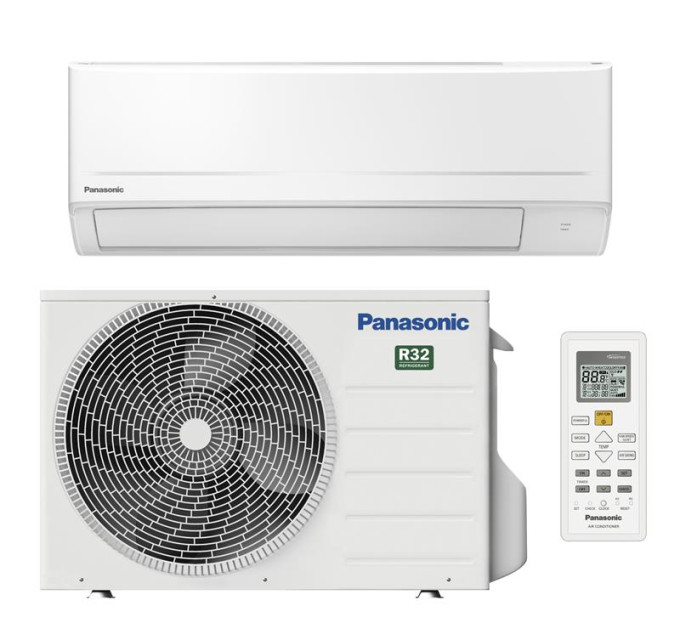 PANASONIC TT Кондиціонер Panasonic Super Compact BZ 25м2 інвертор 9000BTU 2.5кВт A++/A+ -15°С R32 білий