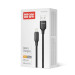 ColorWay Кабель ColorWay USB - Lightning (M/M), TPE embossed, 3А, 1 м, Black (CW-CBUL101-BK)