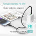 ColorWay Кабель ColorWay USB Type-C - Lightning (M/M), textured PVC, 3А, 1 м, Black (CW-CBPDCL094-BK)