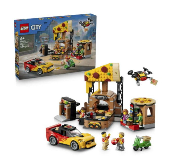 LEGO Конструктор LEGO City Доставка піци з різними транспортними засобами