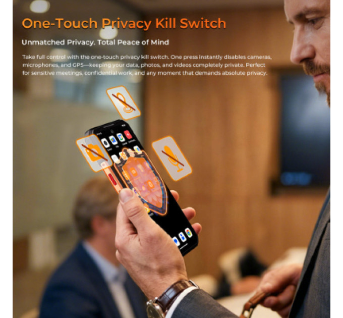 OUKITEL Мобільний телефон OUKITEL WP500 12/1TB Orange (6941749876706)
