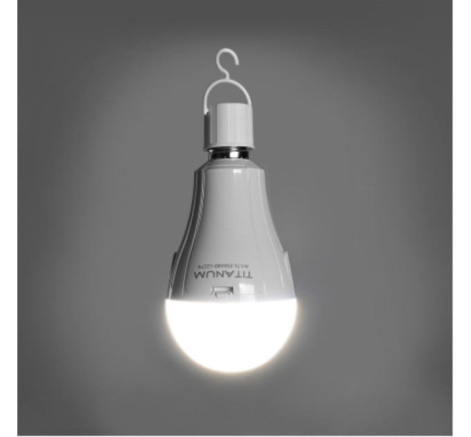 TITANUM Лампочка TITANUM акумуляторна A80 12W E27 4000K 230V (TL-EMA80-12274)