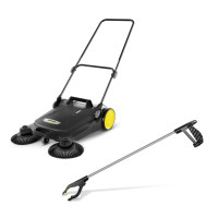 Підмітальна машина Karcher S 4 Twin Go!Further ручна захват 68см контейнер 20л 10.2кг