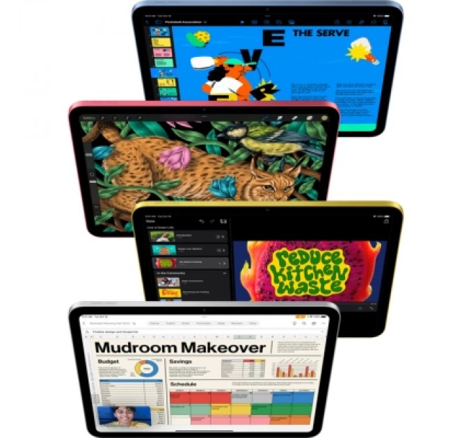 Apple Планшет Apple iPad 10.9" 2024 Wi-Fi + Cellular 256GB Yellow (MCMQ4NF/A)