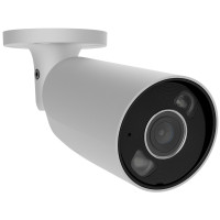 IP-Камера дротова Ajax BulletCam HL white, 5мп, 2.8мм, гібридне підсвічування IR 50м, білий Led 50м, Poe, True WDR, IP 65,  аудіо, кут огляду 100° до 110°, вулична, біла
