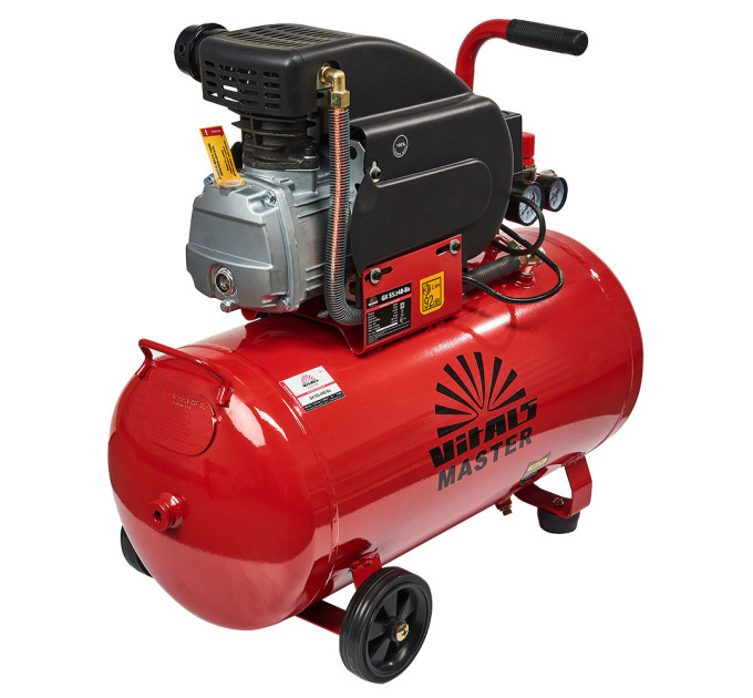 Vitals Компресор повітряний Vitals Master GK55.t48-8а 1.5кВт, 50л, 184·120л/хв, 8бар, 27.5кг