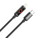 ColorWay Кабель ColorWay USB Type-C - Lightning (M/M), Breathing Light, 3А, 1 м, Black (CW-CBPDCL103-BK)