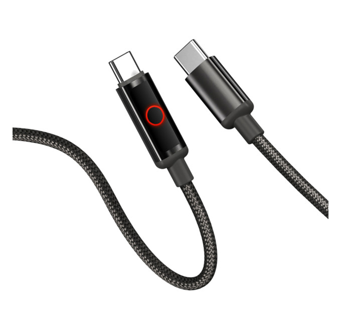 ColorWay Кабель ColorWay USB Type-C - Lightning (M/M), Breathing Light, 3А, 1 м, Black (CW-CBPDCL103-BK)