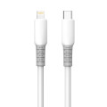 ColorWay Кабель ColorWay USB Type-C - Lightning (M/M), liquid silicone, 3А, 1 м, White (CW-CBPDCL093-WT)