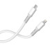 ColorWay Кабель ColorWay USB Type-C - Lightning (M/M), liquid silicone, 3А, 1 м, White (CW-CBPDCL093-WT)