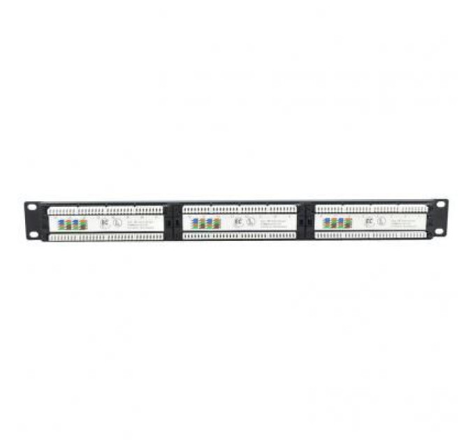Ritar Патч-панель Ritar 19" 24 порта UTP cat.5e с менеджментом кабеля (07514)