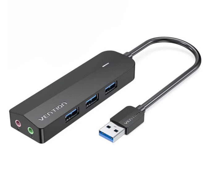 Vention Концентратор Vention USB 3.0 to 3хUSB 3.0/2хTRS Audio/USB Micro 1.0m (CHIBF)