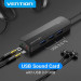 Vention Концентратор Vention USB 3.0 to 3хUSB 3.0/2хTRS Audio/USB Micro 1.0m (CHIBF)