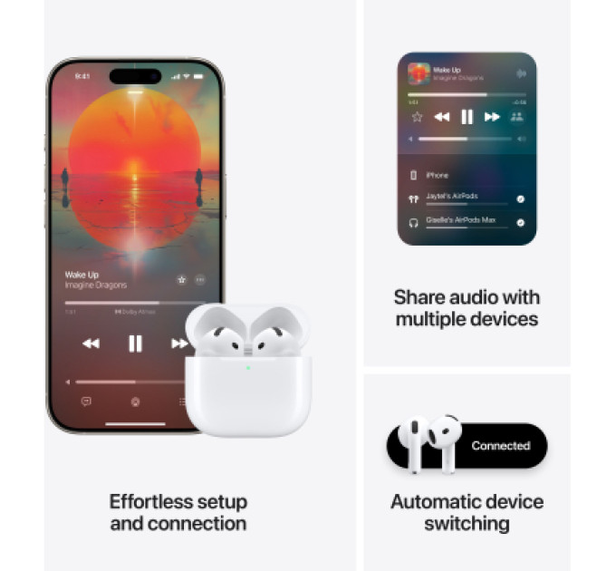 Apple Навушники Apple AirPods 4 with Active Noise Cancellation (MXP93ZE/A)