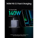 Ugreen Зарядний пристрій Ugreen 4xUSB 160W (3xUSB-C + USB-A) Gan Nexode Pro X763 (25877)