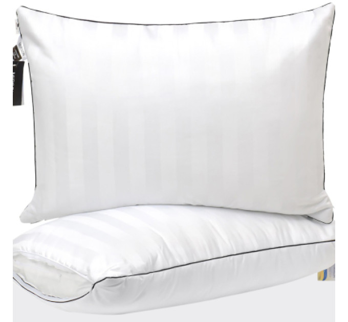 MirSon Подушка MirSon 1278 Royal Pearl Hand Made з евкаліптом М'яка 50х70 см (2200001519855)