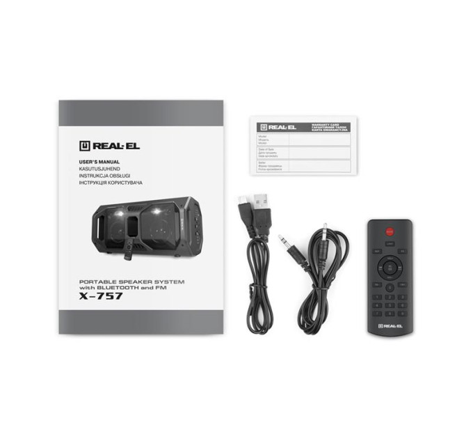 REAL-EL Акустическая система REAL-EL X-757 Black