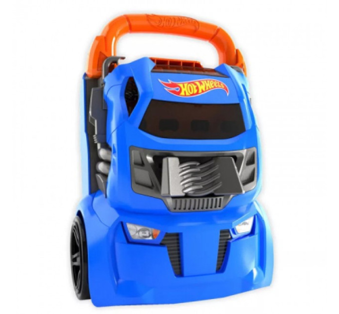 Hot Wheels Автотрек Hot Wheels Портативний трек-контейнер з 4 рівнобіжними доріжками (HWCC14)