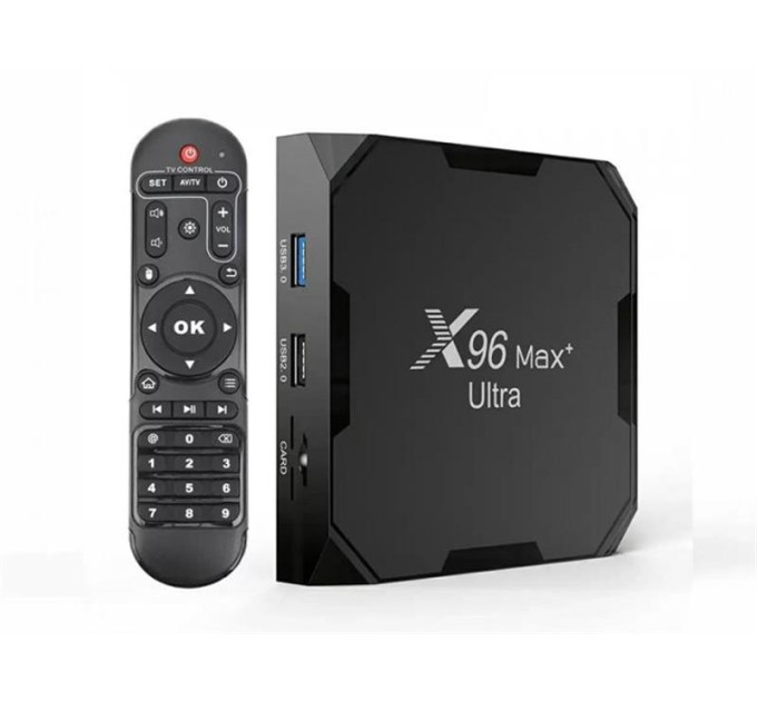 X96 HD медіаплеєр X96 MAX+ Ultra Android TV (905x4/4GB/64GB)