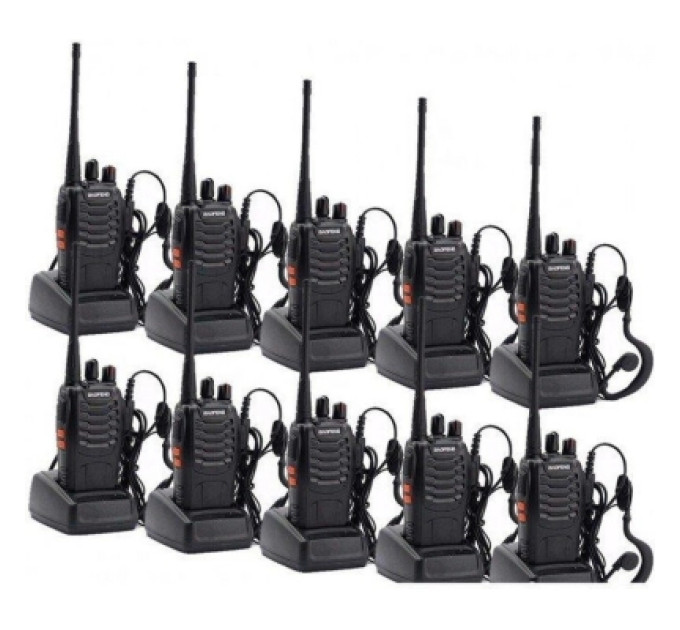 Baofeng Портативна рація Baofeng BF-888S Ten Pack комплект 10 шт (2200000758941)