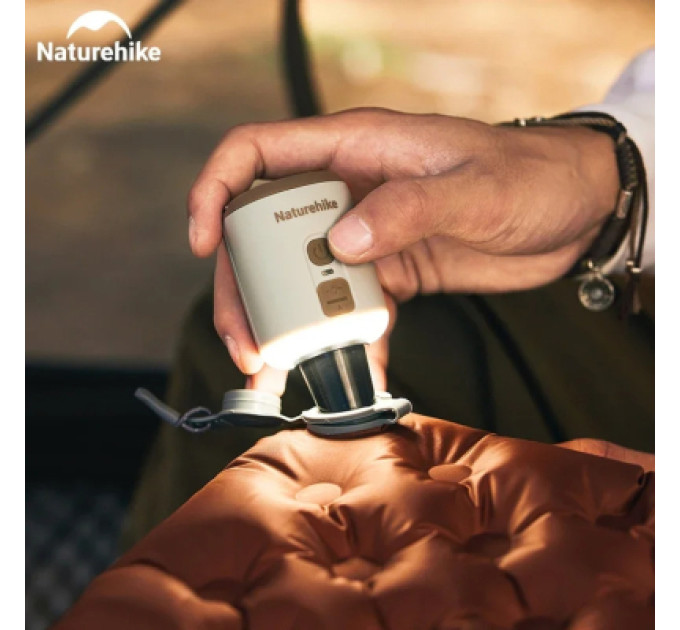 Naturehike Насос для надувних меблів Naturehike CNK2300DQ022 + нічник + вентилятор, бежевий (6976507665971)
