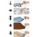 Naturehike Насос для надувних меблів Naturehike CNK2300DQ022 + нічник + вентилятор, бежевий (6976507665971)