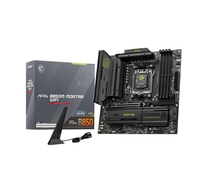 MSI Материнська плата MSI MAG B850M Mortar WiFi Socket AM5