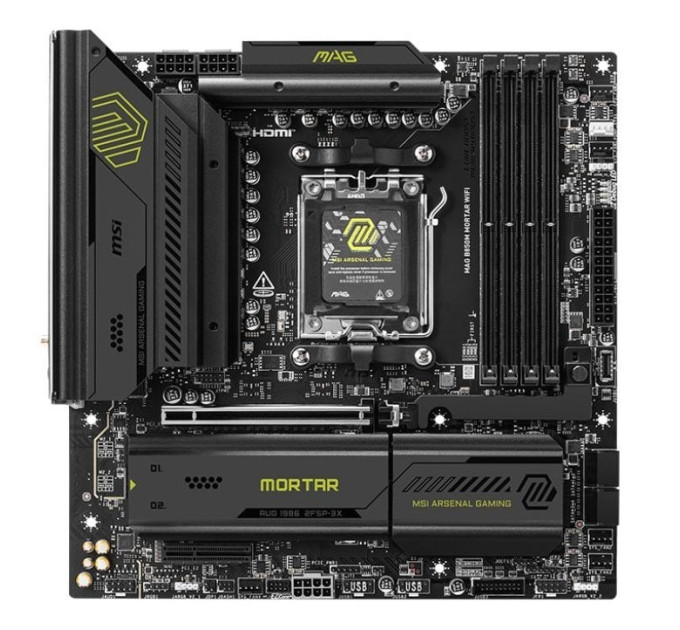MSI Материнська плата MSI MAG B850M Mortar WiFi Socket AM5
