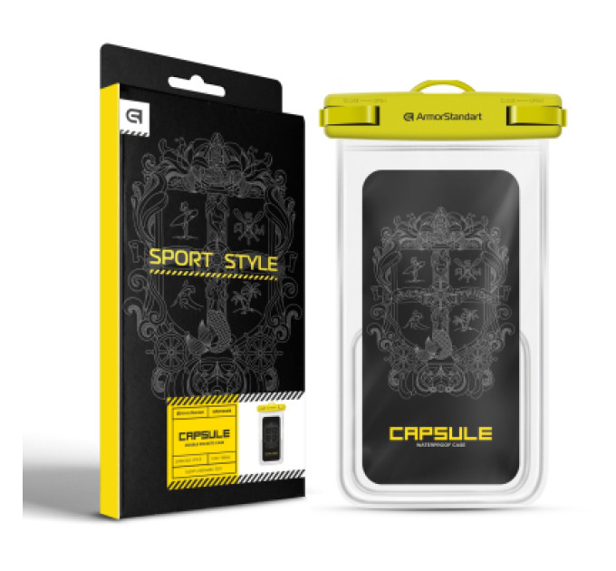 Armorstandart Чохол до мобільного телефона Armorstandart Waterproof Сapsule Double Pockets Yellow (ARM84416)