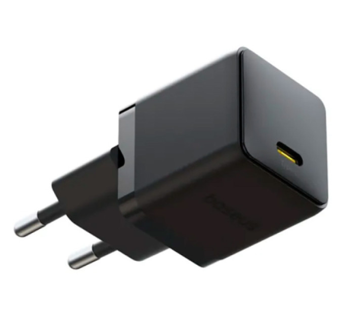 Baseus Зарядний пристрій Baseus Palm Fast Charger 1C 20W + Cable 1.0m Type-C 60W black (P10111602113-01)