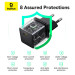 Baseus Зарядний пристрій Baseus Palm Fast Charger 1C 20W + Cable 1.0m Type-C 60W black (P10111602113-01)