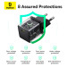 Baseus Зарядний пристрій Baseus Palm Fast Charger 1C 20W + Cable 1.0m Type-C 60W black (P10111602113-01)