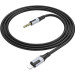 BOROFONE Кабель мультимедійний Lightning to 3.5mm M 1.0m BL19 black BOROFONE (6941991108327)