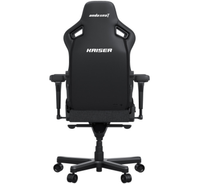 Anda Seat Крісло ігрове Anda Seat Kaiser 4 Linen Fabric Size L Dark Gray (AD12YDDC-L-20-GB-CF)