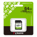 Kingston Карта пам`яті SDXC 64GB UHS-I Class 10 Kingston Canvas Select Plus R100MB/s (SDS3/64GB)
