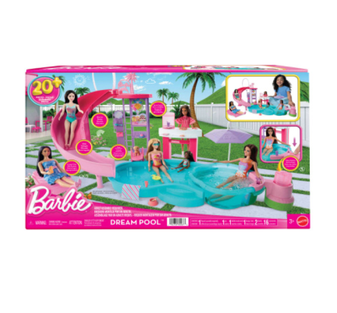 Barbie Ігровий набір Barbie Басейн мрії (JFP01)